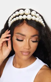 biala-perlowa-podwojna-opaska-do-wlosow-prettylittlething-uniwersalny