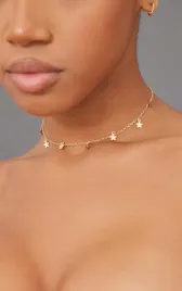 zloty-krotki-naszyjnik-z-gwiazdkami-prettylittlething-uniwersalny