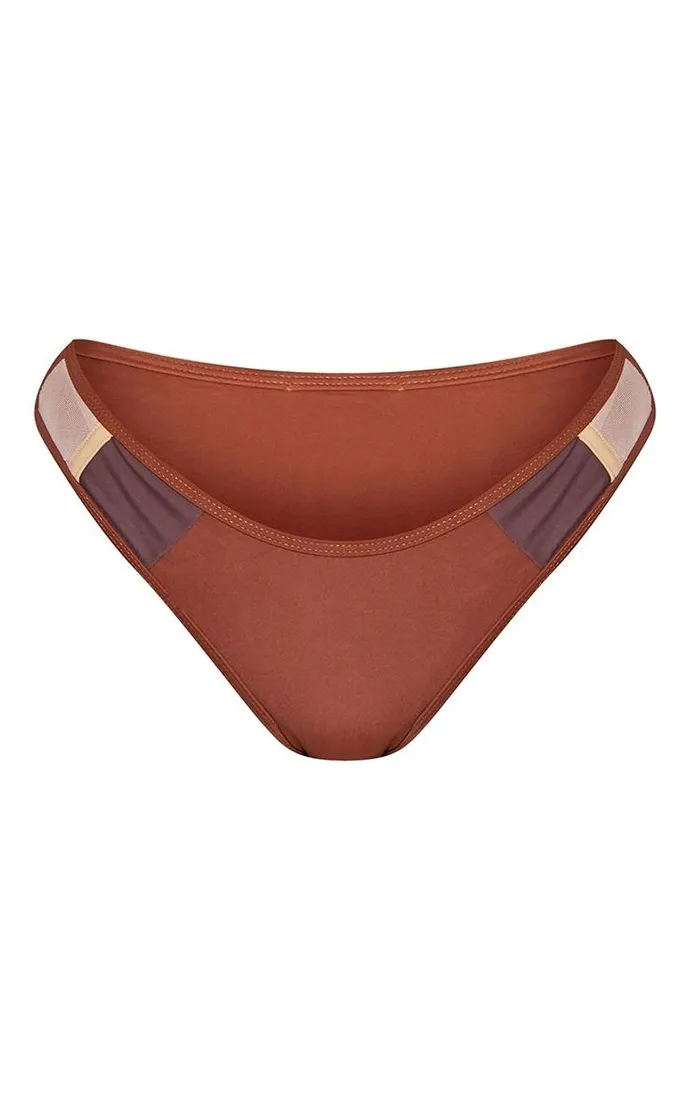 brazowy-dol-od-bikini-prettylittlething-l-stan-nowy