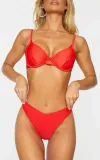czerwony-dol-od-bikini-prettylittlething-m-wzor-dominujacy-bez-wzoru