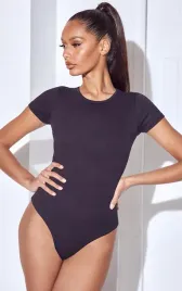 czarne-body-bawelniane-z-krotkim-rekawem-prettylittlething-xl