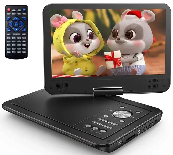 DVD Przenośne 10,1 LCD YOTON YD105 USB SD PILOT Obrotowy Ekran