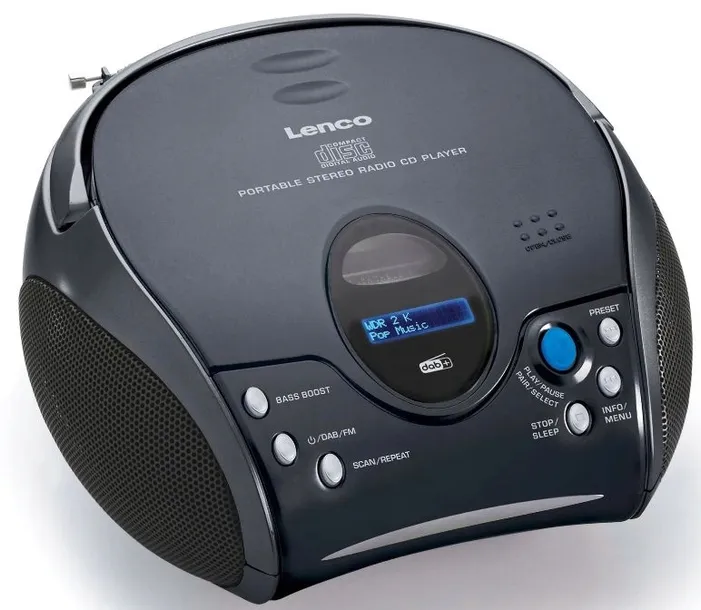 Radioodtwarzacz Hi-Fi Lenco SCD-24DAB CD BOOMBOX DAB+ Bluetooth RDS