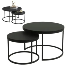 zestaw-stolikow-kawowych-okraglych-2w1-80-60-czarny-mat-loft-do-salonu