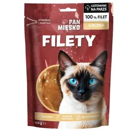 pan-miesko-przysmak-dla-kota-filety-kaczka-dorosly-100g