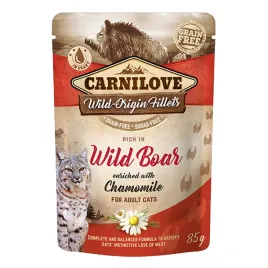 carnilove-cat-pouch-wild-boarandchamomile-85g-karma-mokra-dla-kotow