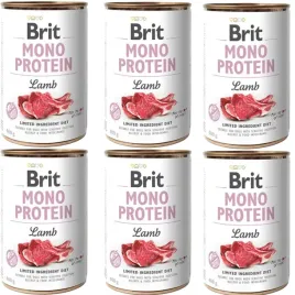 brit-mono-protein-lamb-6x400g-jagniecina-karma-mokra-w-puszce-dla-psa