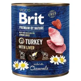 brit-premium-by-nature-800g-turkeyandliver-karma-mokra-dla-doroslych-psow