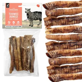 wiejska-zagroda-przysmak-dla-psa-gryzaki-tchawice-jagniece-dorosly-100g