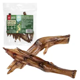 kacze-lapki-chrupiacy-naturalny-przysmak-100percent-smakolyk-dla-psa-maced-100g