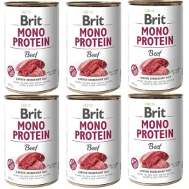 brit-mono-protein-beef-pakiet-6x400g-wolowina-karma-mokra-w-puszce-dla-psa