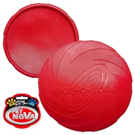 zabawka-dla-psa-gumowy-dysk-frisbee-15cm-gryzak-czerwony-do-rzucania