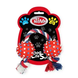 zabawka-szarpak-dla-psa-dwie-pilki-na-sznurze-czerwone-50cm-pet-nova