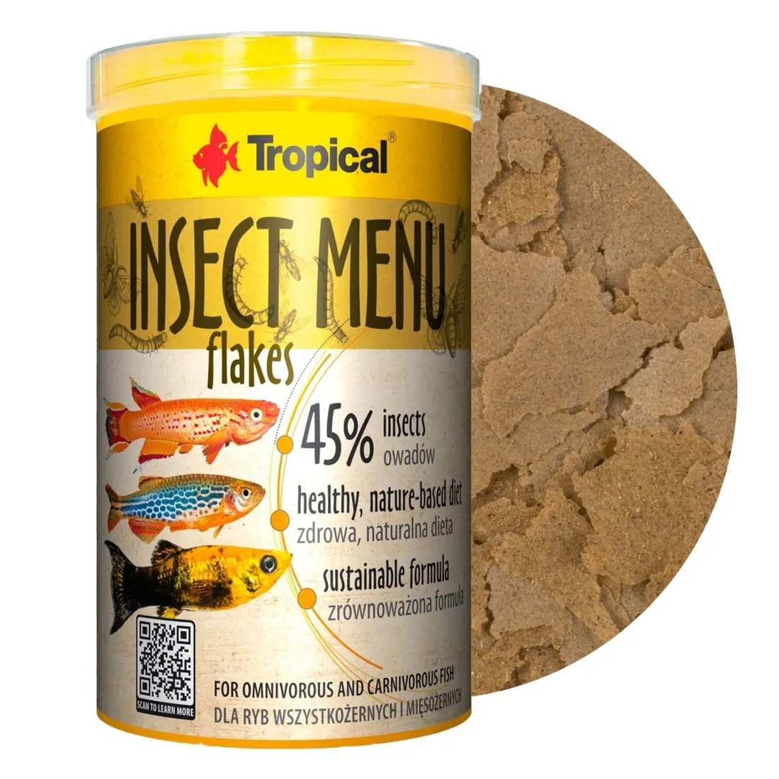 pokarm-dla-ryb-insect-menu-flakes-platki-100ml