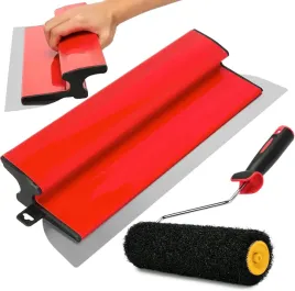 zestaw-szpachelka-40-cm-walek-23-cm-stal-nierdzewna-gladz-tynk