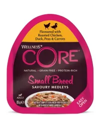 core-wellness-savoury-medleys-small-breed-85g-kurczak-kaczka-groszek
