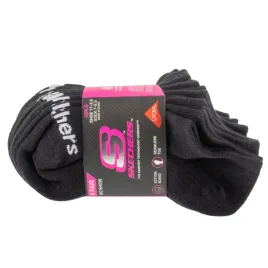 skarpetki-dla-dziewczynki-skechers-6pk-girls-cotton-s117880-blk-czarne-s