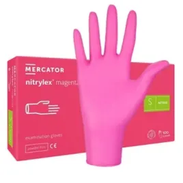 rekawice-nitrylowe-mercator-nitrylex-magenta-rozowe-s-100-szt