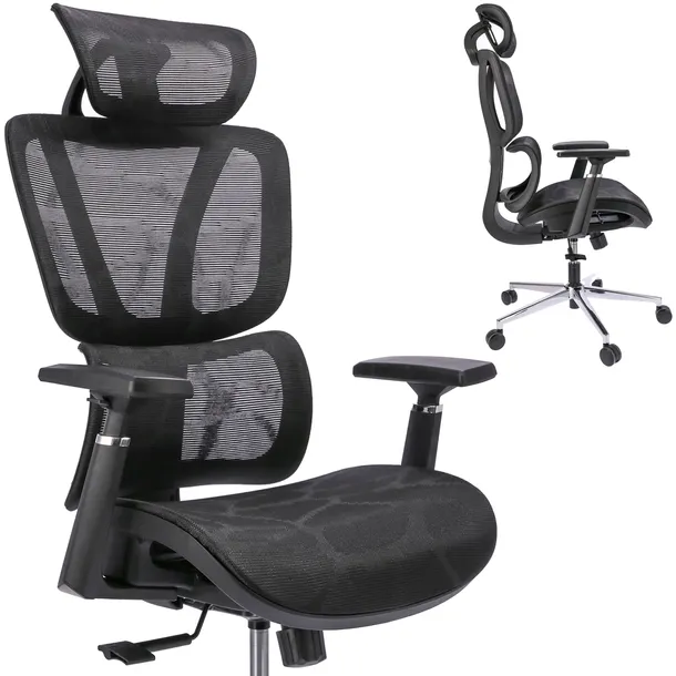 FOTEL biurowy ERGONOMICZNY obrotowy regulowany KRZESŁO NEOVA biura JUMIhome