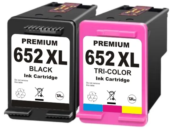 TUSZE DO HP 652 XL x2 DeskJet 1115 2135 3635 3636 3785 3790 3835 4535 TORAD