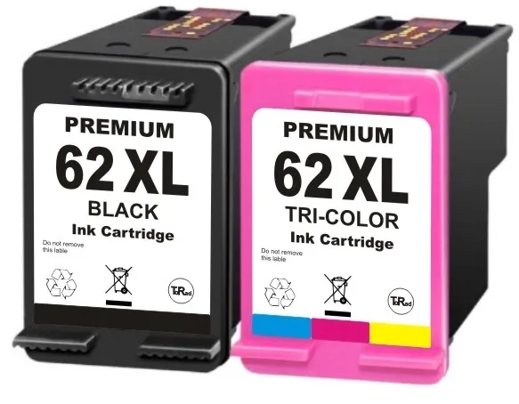 Tusze do HP 62 XL OFFICEJET 5740 200 252 5740 8040 Envy 5540 5640 5660 7640