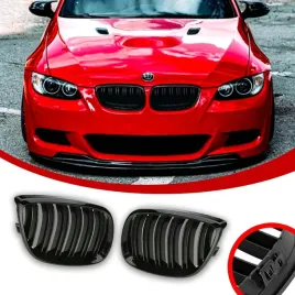 nerki-grill-bmw-e92-e93-10-13-polift-podwojne-czarny-polysk