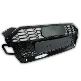 audi-a5-f5-gril-atrapa-chlodnicy-plaster-miodu-19-kamera-pdc-czarny-polysk