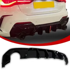 bmw-g26-tylny-dyfuzor-zderzaka-led-lampka-spoiler-czarny-polysk