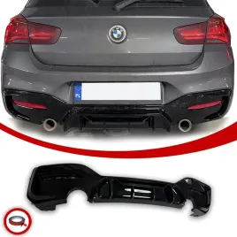 bmw-f20-f21-tylny-dyfuzor-zderzaka-spoiler-polift-czarny-polysk