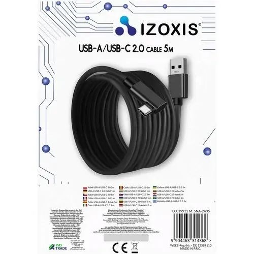 kabel-usb-a-2-0-5m-c-izoxis-19911