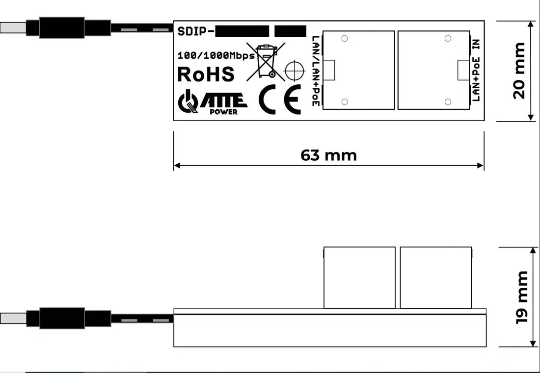 adapter-poe-atte-sdip-12-121-stan-nowy