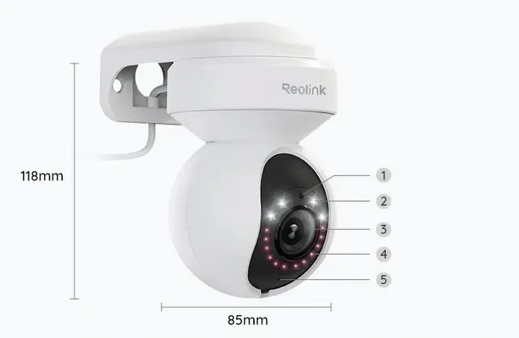 kamera-ip-reolink-e-series-e540-ptz-5mp-wi-fi-led-biala-model-e-series-e540