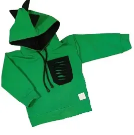 bluza-dinozaur-zielono-czarna-z-dziurami-rozmiar-104