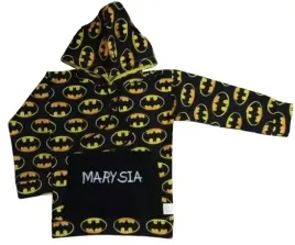 bluza-batman-zolty-z-imieniem-rozmiar-122