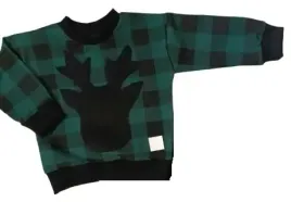 bluza-kratka-zielono-czarna-rozmiar-140