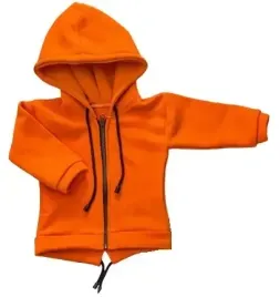 bluza-parka-pomaranczowa-rozmiar-80