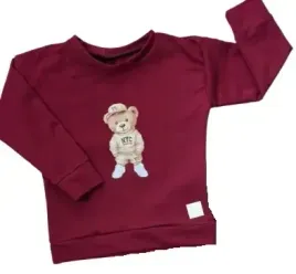 bluza-bordowa-mis-teddy-nyc-rozmiar-74