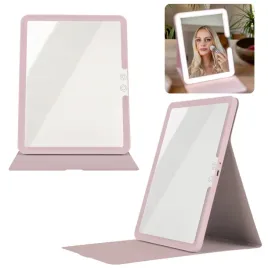 lusterko-do-makijazu-stojace-humanas-hs-ml02-z-podswietleniem-led-rozowe
