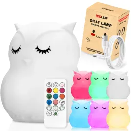 lampka-nocna-dla-dzieci-kolorowa-silikonowa-bezpieczna-sowa-owl-redleaf