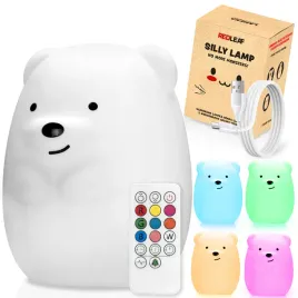 lampka-nocna-dla-dzieci-kolorowa-silikonowa-mis-niedzwiedz-bear-redleaf