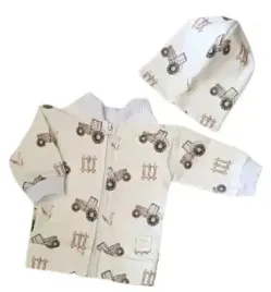 bluza-traktory-na-bialym-z-czapka-rozmiar-152