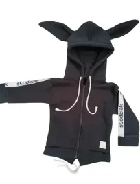 bluza-parka-czarna-krolik-slodziak-rozmiar-170