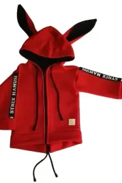 bluza-parka-krolik-czerwona-synek-mamusi-rozmiar-164