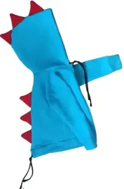 bluza-parka-turkusowa-z-czerwonymi-kolcami-rozmiar-134