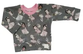 bluza-dziecieca-baletnice-na-szarym-rozmiar-122
