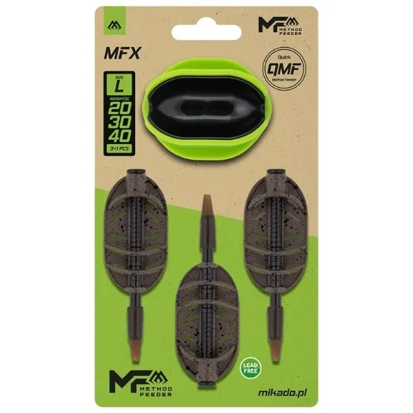 Mikado Zestaw MFX QMF Method Feeder L 20g 30g 40g Forma AMFX-QMF-3L-S