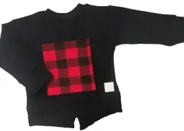 bluza-kratka-czerwono-czarna-rozmiar-140