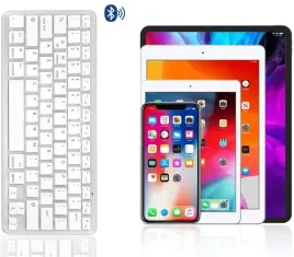 klawiatura-bezprzewodowa-bluetooth-do-ipad-imac-ps-pc-komputera-biala