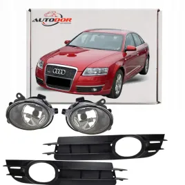audi-a6-c6-2004-2008-atrapy-kratki-grille-halogeny-prawy-lewy-komplet