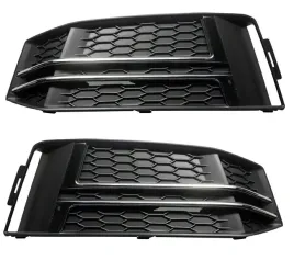 audi-a4-b9-s-line-2015-2019-atrapa-kratka-zderzaka-chrom-lewa-prawa-komplet